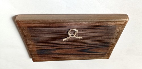 Christliche Ikone Kopf Johannes des Täufers, Handarbeit, Holzbrett, 14,5x18,5cm - Bild 9 von 10