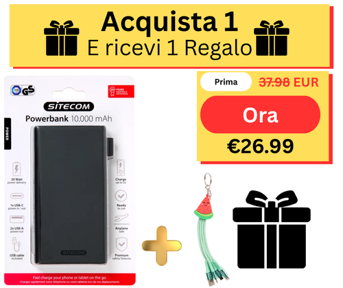 Powerbank 20 watt 10.000 mAh Diversi colori Acquista 1 E ricevi 1 Regalo - 第 14/18 張圖片