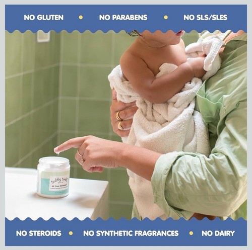 TUBBY TODD All Over Ointment Baby Eczema Cream: 2pc 8oz & 3.5oz, Fragrance-Free! - Picture 13 of 14