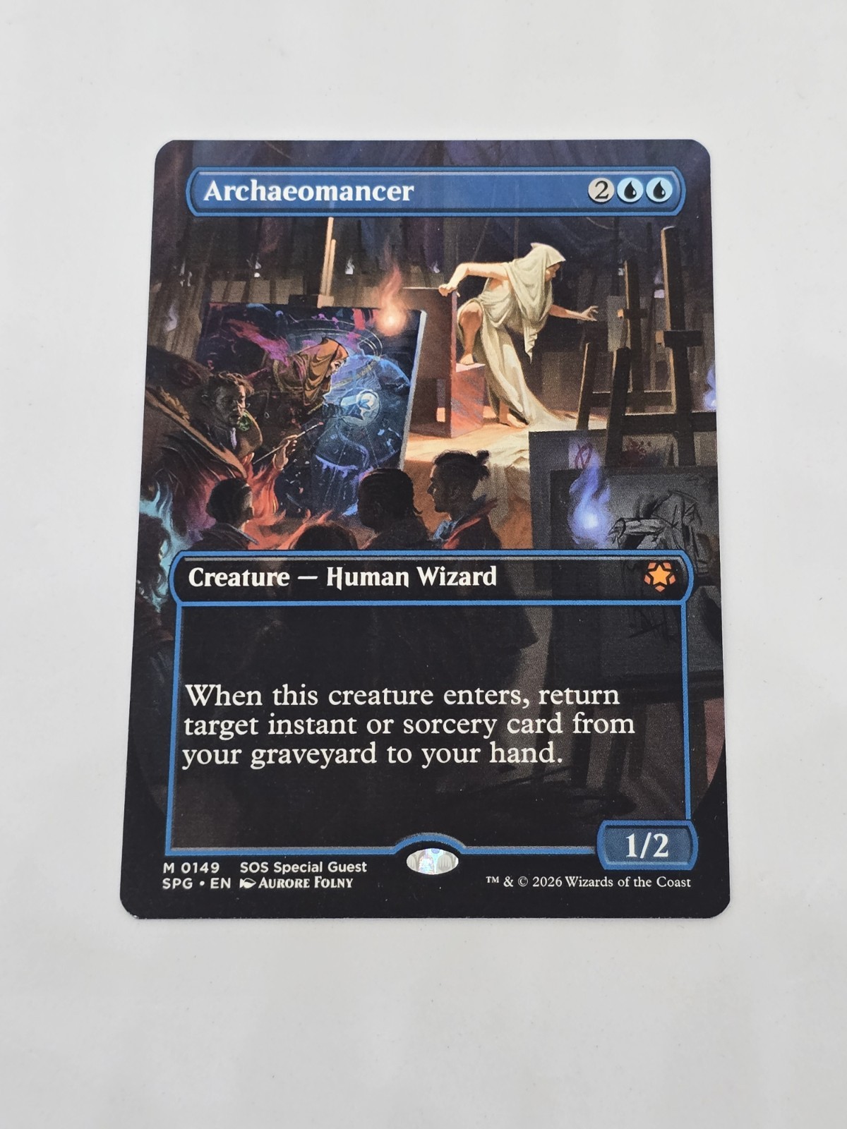 Archaeomancer (Borderless) Secrets Of Strixhaven Special Guest MTG Regular NM