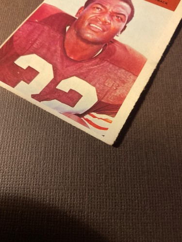 1966 Philadelphia Football #41 Jim Brown Cleveland Browns - No Crease - Picture 5 of 10