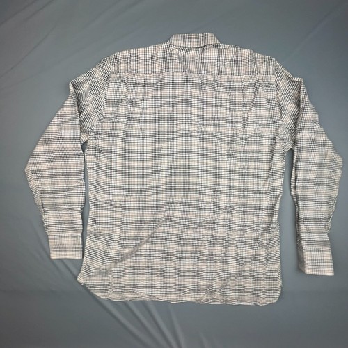 Calder Carmel Button Up Shirt Mens Large Tan Black Glen Plaid Limited Edition - Picture 2 of 7