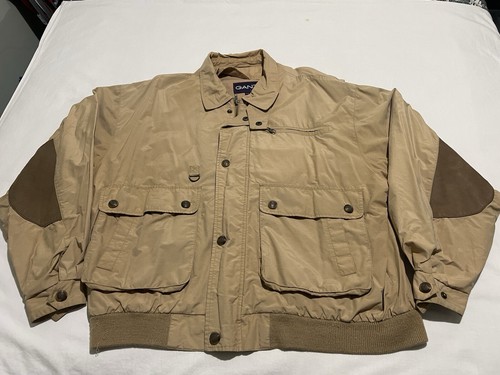 Men’s GANT USA Windbreaker Jacket *SIZE LARGE* Zipper & Pocket & Arm Patches - Picture 2 of 19