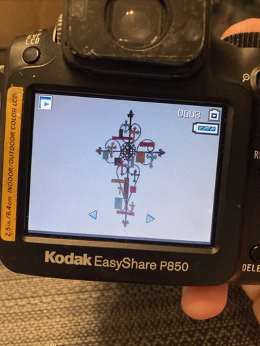 Kodak Easyshare P850 5.1 MP Digital Camera 12x -Tested Needs Battery!! READ - Picture 16 of 17