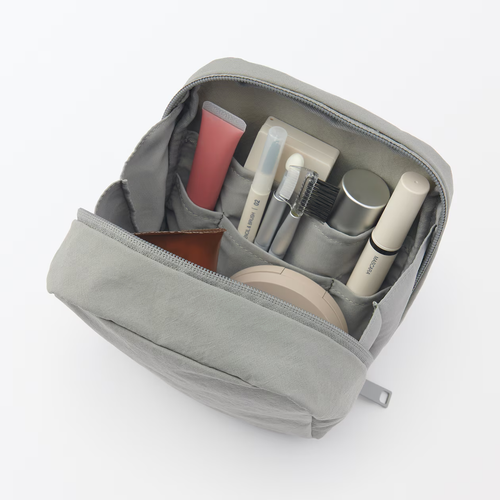Nueva Bolsa Cuadrada Muji Arrugas Nylon Apertura Amplia 14x16x6cm Con 3 Colores - Imagen 13 de 21