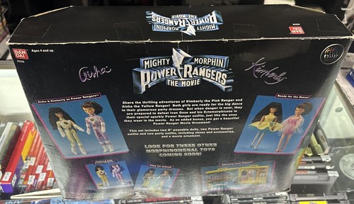 Mighty Morphin Power Rangers Movie Edition AISHA & KIMBERLY Yellow & Pink Dolls - Picture 12 of 23