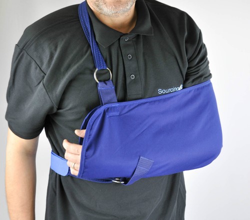 Arm Sling Support Wrist Shoulder Stability Injury Pain Relief Broken Fracture - Picture 2 of 9