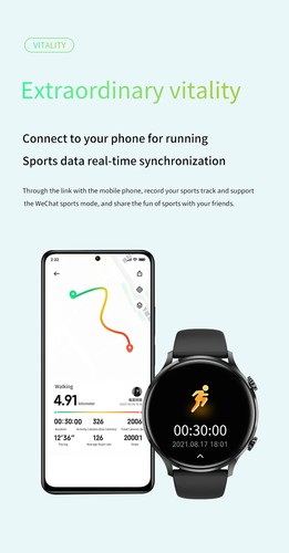 Smart Watch Custom Watch Face Bluetooth Connect Calling Bracelet IP67 Waterproof - Zdjęcie 14 z 28