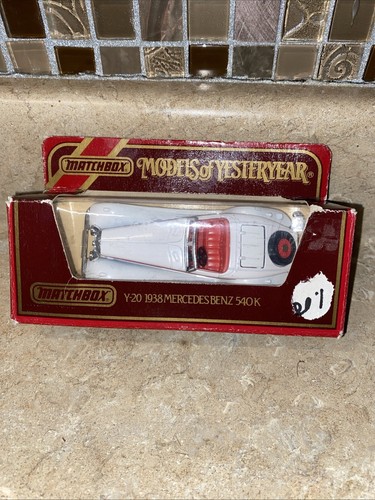 Matchbox Cars of Yesteryear 1938 Mercedes Benz 540K Die Cast Scale 1:45