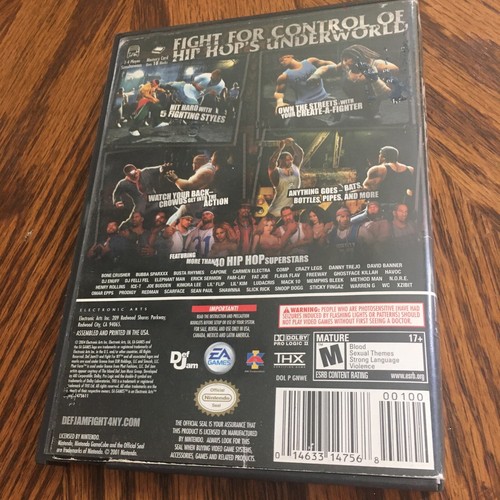 Def Jam: Fight for NY (Nintendo GameCube, 2004) CASE & Label Only-No Manual/Disc - Picture 2 of 23