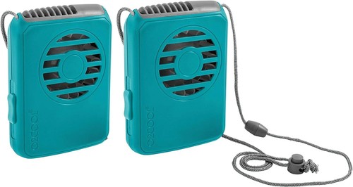 O2COOL Deluxe Personal Cool Necklace Fan Hands- Free Battery Operated Wearable - Picture 38 of 50