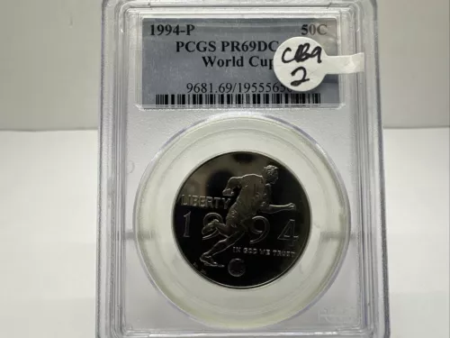 1994-P World Cup Half Dollar 50c NGC PR 69 DCAM Commemorative CB9-2