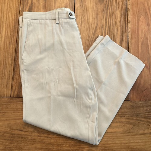Tommy Bahama Herrenhose 38x30 beige 90 % Seide plissiert EUC kostenloser Versand - Bild 4 von 6