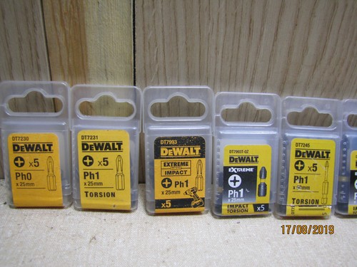 Inserto de destornillador Dewalt brocas de impacto PH0 PH1 PH2 PH3 Philips PH listado múltiple - Imagen 2 de 39