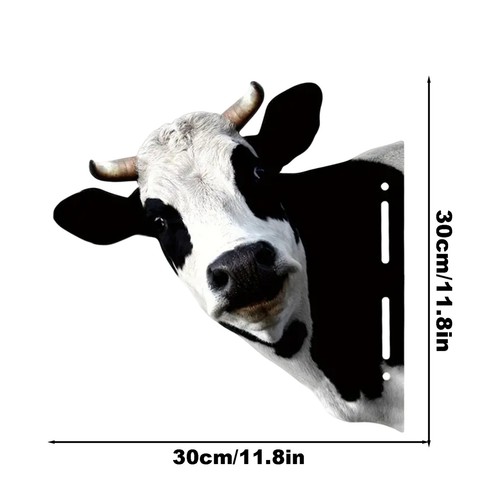 Funny Metal Animals Art Farm Garden Decor Garden Fence Decoration Outdoor Yard - Picture 4 of 12