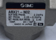 SMC ARX21-N02 ARX Pneumatic Regulator 1/4"   Range 0.05~0.3 Mpa 2.0 Mpa Max