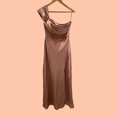 birdy grey midi dress Cream Satin Slip Midi Dress main image 1