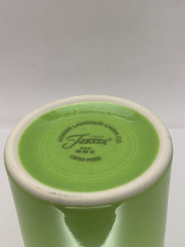 FIESTA CHARTREUSE Green 6 Oz Juice Tumbler Fiestaware Homer Laughlin USA Retired - Picture 10 of 24