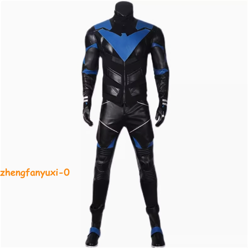 Batman: Gotham Knight Nightwing Cosplay Kampfkostüm Outfit Männer Halloween Anzug - Bild 25 von 27