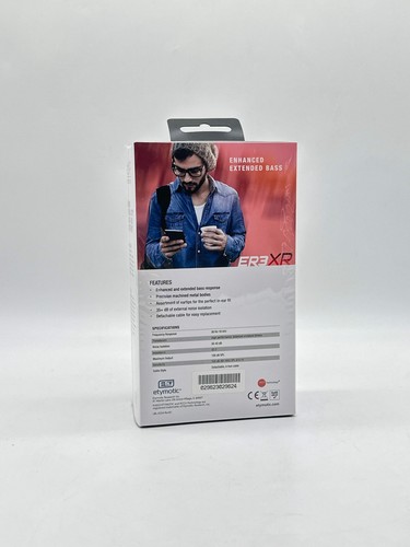 Etymotic ER3XR Extended Response Earphone, Black - ProSoundUniverse - Picture 2 of 4