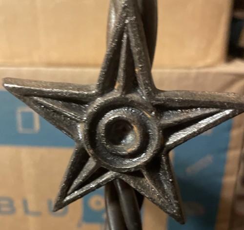 Set Of Iron Candle Holders Rustic Farmhouse Decor - Picture 2 of 8
