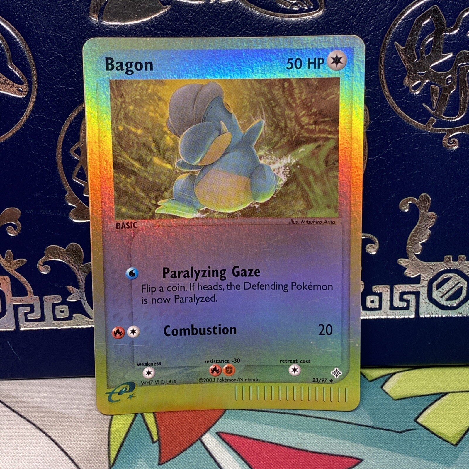 Pokemon Card - Dragon 23/97 - BAGON REVERSE holo NM