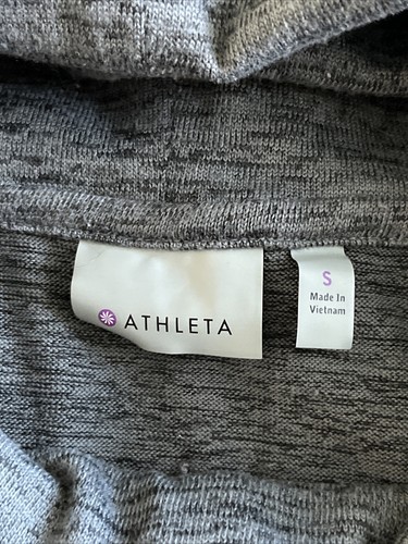 ATHLETA Women's Batwing & Robin Cowl Neck Sweatshirt Kangaroo Pocket Sz Small - Picture 7 of 7