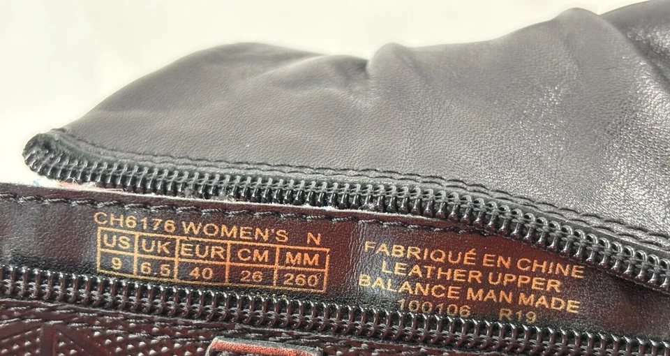 Rockport Cobb Hill Gratasha Black Leather Ankle Boots 9 Foto 4 de 4