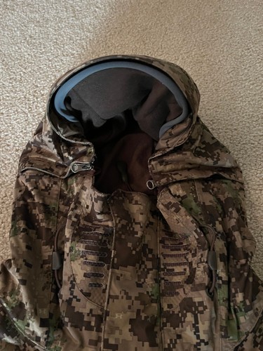 Mens Under Armour 2008 Coldgear Gunpowder Digital Woodland Camo Hooded Jacket - Picture 7 of 21