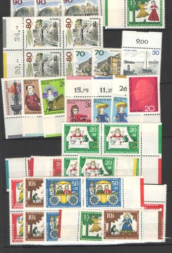 German MNH Selection 50's-70's Blocks, Strips, Marginals, Singles. 200+ - Picture 6 of 7