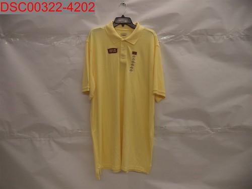 NWOT - Foundry Big & Tall Men's Yellow Quick Dri Polo, Size 2XLT - Picture 1 of 6