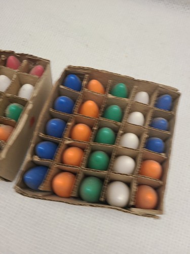 2 Vintage Boxes 25 C9 Holiday Christmas Light Bulbs Blue Green White Orange Red - Picture 3 of 6