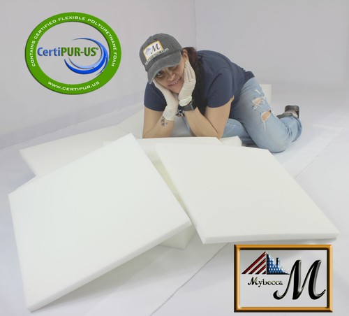 High Density Upholstery Seat Foam Cushion Replacement Per Sheet Standard Sizes - Picture 14 of 45