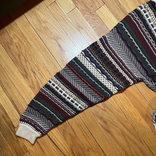Vintage Coogi Style 3D Knit Sweater Cotton Traders Knit Mens Size XL? - Picture 21 of 22