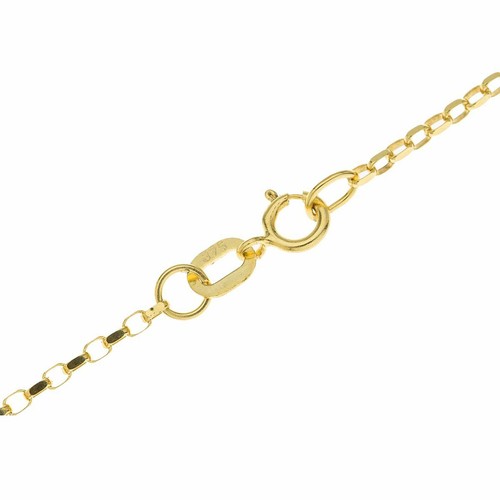 Ciondolo targhetta cane doppia personalizzata in oro giallo 9 kt su catena Belcher 18" - Foto 3 di 8