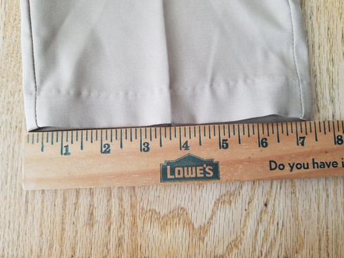PGA Tour Golf Pants Mens Size 34x30 Beige Flat Front - Picture 7 of 8
