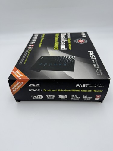 ASUS RT-N56U 300 Mbps 4-Port Gigabit Wireless N Router IOB Tested Works - Zdjęcie 5 z 10
