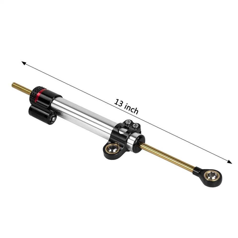 Amortiguador estabilizador de dirección de aluminio 6061-T6 para Kawasaki Ninja 650 / ZX10R 2024  Foto 4 de 4