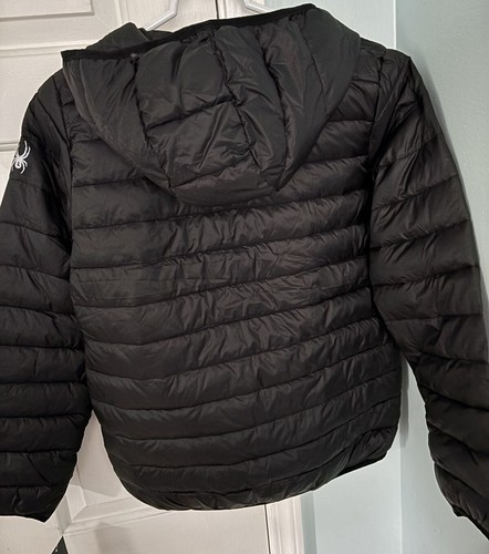 Spyder Packable Jungen gefütterte Jacke mit Kapuze Große 14/16 - neu - Bild 6 von 12