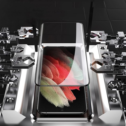 Protector de pantalla de vidrio templado adhesivo completo 3D para Samsung Galaxy S24 23 Ultra - Imagen 3 de 12