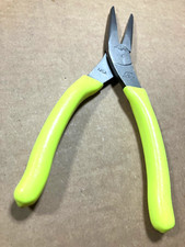 New Snap-on 95acf 95acfhv 5 Long Needle Nose Pliers Yellow Hi-viz Vinyl Grip New Snap-on 95acf 95acfhv 5 Long Needle Nose Pliers Yellow Hi-viz Vinyl Grip