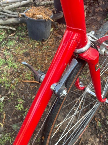 Schwinn Paramount Vintage Red Road Bike Columbus Dura-Ace 7400 58 x 62cm Steel - Picture 13 of 21