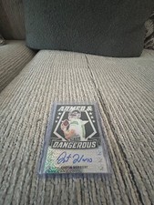 Justin Herbert Rookie- Armed & Dangerous Autogragh 4/5 Leaf Metal Draft