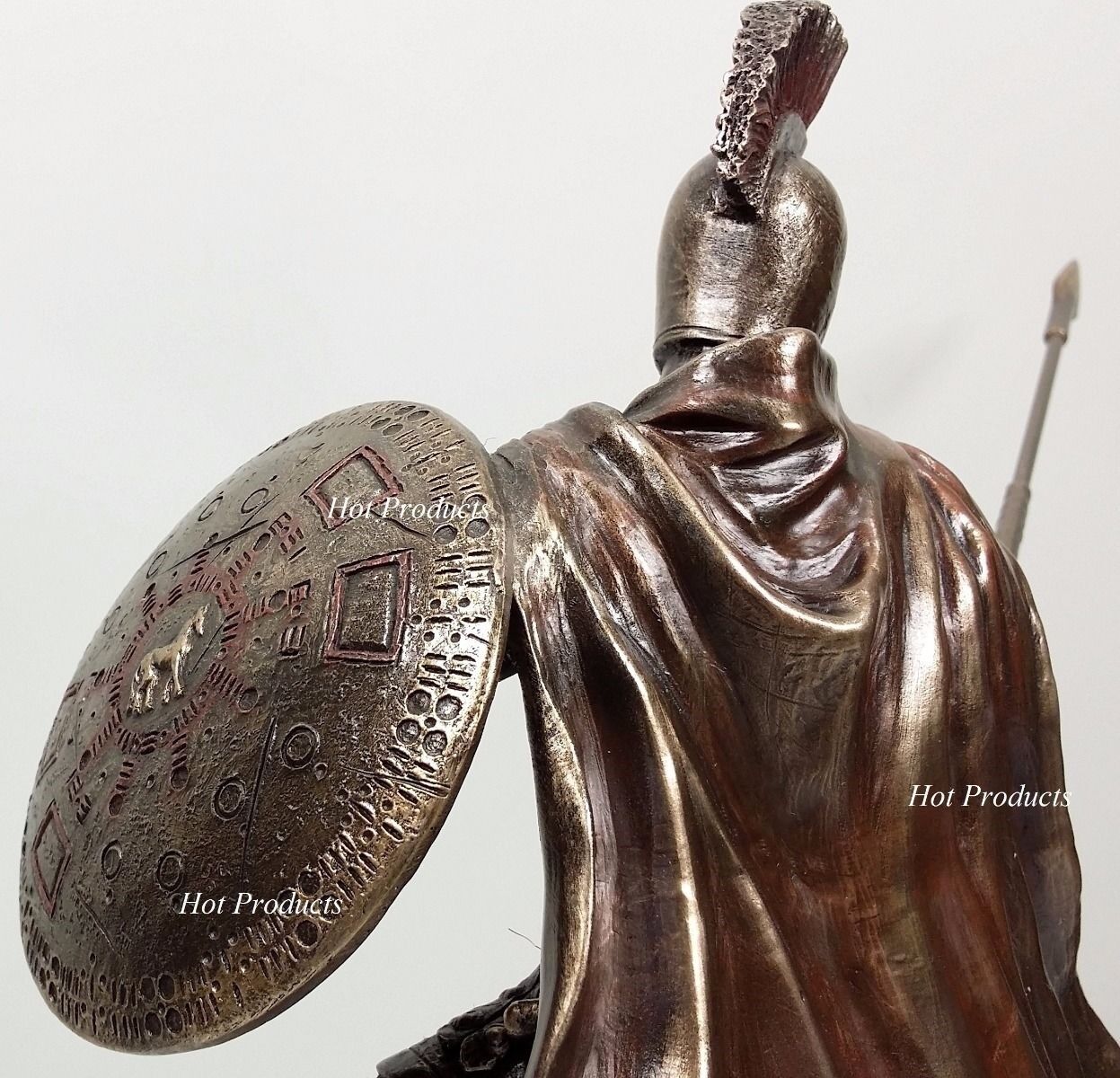 Bouclier Mythologie Grecque 9,5 pouces Hector of Troie lance et bouclier MYTHOLOGIE GRECQUE