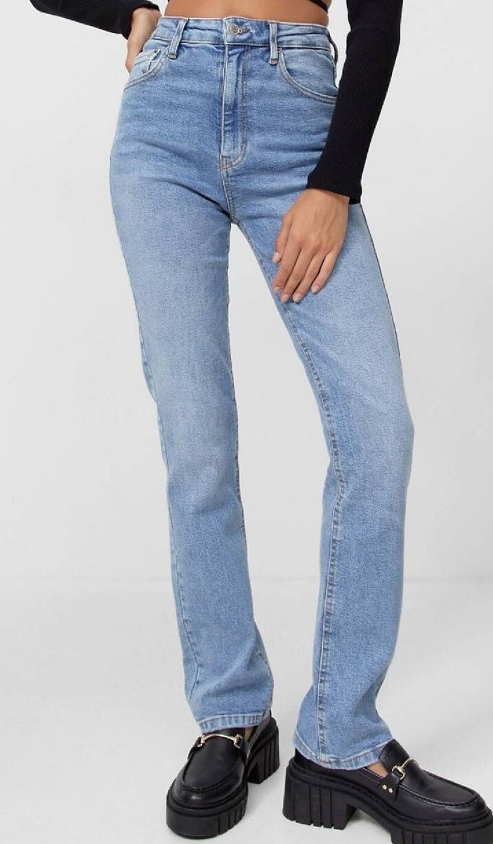 Stradivarius UK 8 Vintage Fit Straight Womens Jeans in Medium Wash BRAND NEW eBay