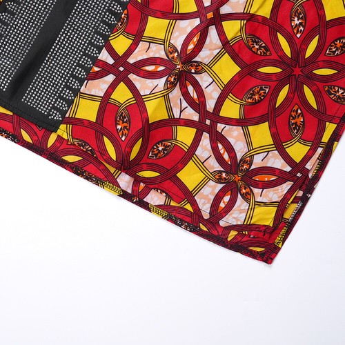 Vestido largo de mujer musulmana de Dubai de gran tamaño estampado africano Dashiki caftán vestido suelto - Imagen 8 de 24
