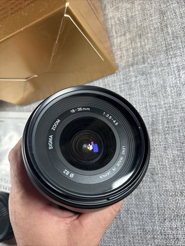 Sigma 18-35mm F3.5-4.5 Aspherical Minolta Sony Filter Size 82 Made In Japan - Picture 2 of 21