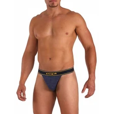 Papi Textured Sport Injected Slub Jersey Thong - 554906