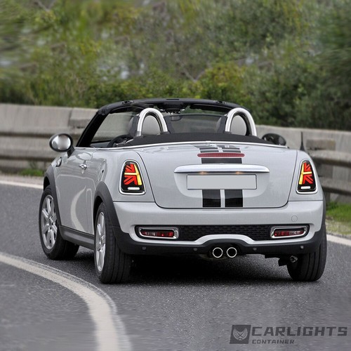 LED Headlights + SMOKED Tail Lights For 2007-2013 Mini Cooper S R56 R57 R58 R59 - Picture 20 of 21