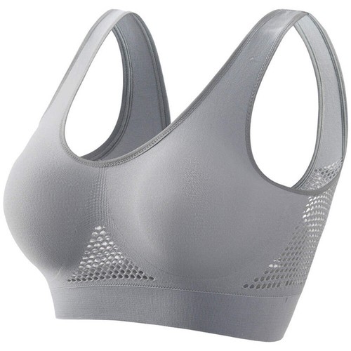 Plus Size Women's Small Chest Push-up Workout Running Yoga - Picture 109 of 111
